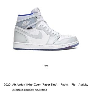 Air Jordan 1 high zoom / racer blue